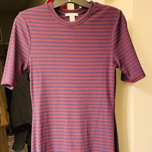 Striped cotton dress - Charlotte Russe, size m